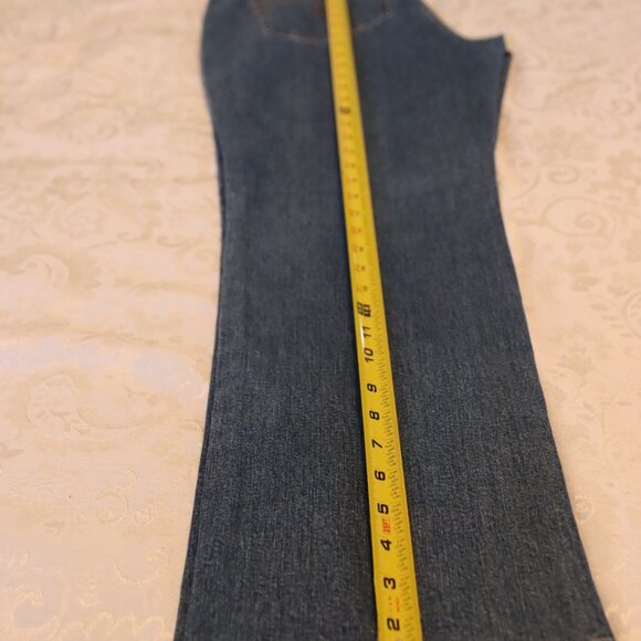 Lauren Jeans Co. Ralph Lauren Denim Blue 5 Pocket Zip Fly Jeans Size 12 petite - Picture 11 of 16